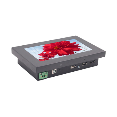 Porto industrial Resistive do sinal do DP da montagem da parede do monitor do tela táctil do LCD