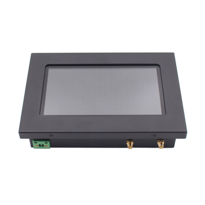 Caixa de metal de 7 polegadas DC 24V robustos computadores industriais com DB9 COM