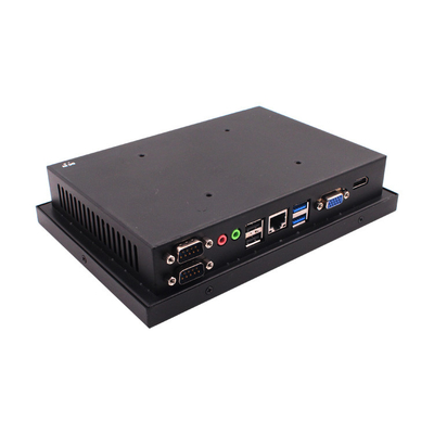 Caixa de metal de 7 polegadas DC 24V robustos computadores industriais com DB9 COM