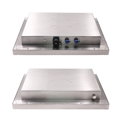 Monitores de tela sensível ao toque de nível industrial de aço inoxidável impermeável IP65 completo
