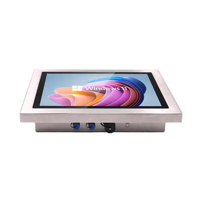 Monitores de tela sensível ao toque capacitivos 4 3 LCD VGA DVI USB Resistente a água Brilho 250-1500cd/m2