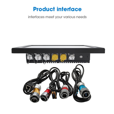 64G SSD 8GB RAM Painel de tela sensível ao toque industrial Pc RS232/USB/LAN/VGA Computador de tela sensível ao toque