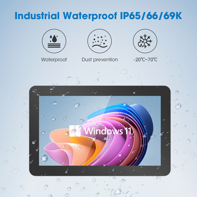 Industrial Touch Panel PC com 2GB/4GB/8GB Memória 1920*1080 Resolução VGA/COM/USB Portos e Win 10/11/Linux