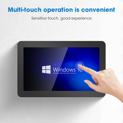 Industrial Capacitive Touch Panel PC com Win 10/11/Linux 1920*1080 Resolução 32G-256G SSD Armazenamento 350 Nits
