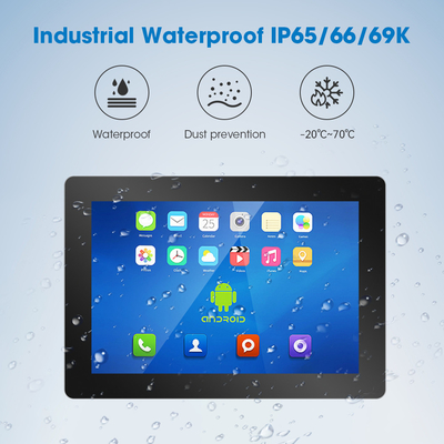 15.6 polegadas robusto Android Touch Panel PC com IP65 Bezel Fronteira e 2G / 4G / 8G DDR3 Memória