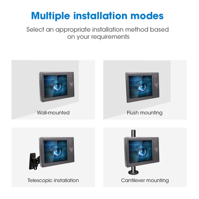 PC de painel Android de 15 polegadas com VESA Mount 1 X 100M LAN IP65 Certificação Ethernet
