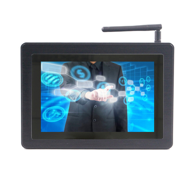 PC de painel de toque incorporado de 7 polegadas com SSD 32G/64G/128G/256G e tensão de entrada de 12-36V