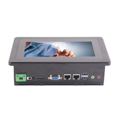 J6412 CPU Industrial Touch Panel PC com tamanho de tela de 7 polegadas e voltagem de entrada de 12-36V