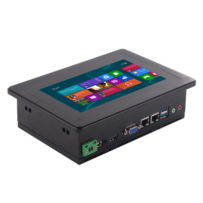 PC de painel industrial de 7 polegadas com tela sensível ao toque USB/RJ45/COM/VGA/HD MI/DC12V