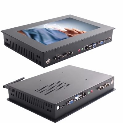 10.1 polegadas Industrial Embedded Touch Panel PC com 12-36V de Voltagem de Entrada e 32G-256G SSD Storage