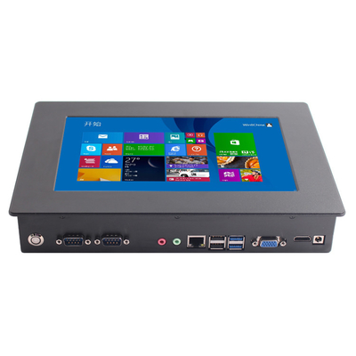 10.1 polegadas de PC industrial com 32GB de armazenamento e 12-36V de tensão de entrada