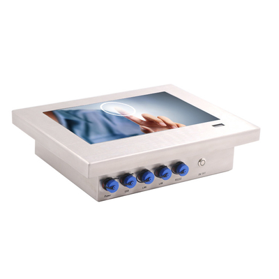 VESA Mount 8GB DDR3 RAM Painel de toque industrial robusto TFT LCD PC com tela de 10,1 polegadas