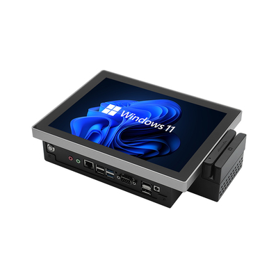 DP Interface Industrial Touch Panel PC com sistema operacional Win 10/11 e armazenamento SSD 32G