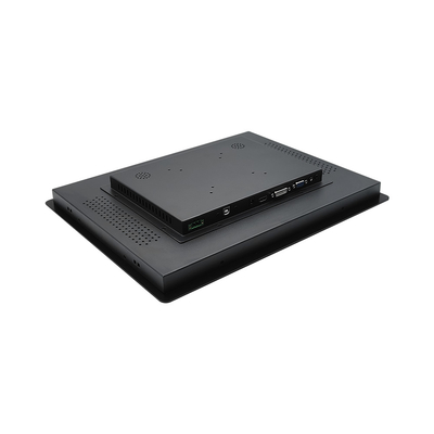 80/80/80/80 View Angels Monitor montado em painel industrial com adaptador de alimentação AC e interface USB/RS232