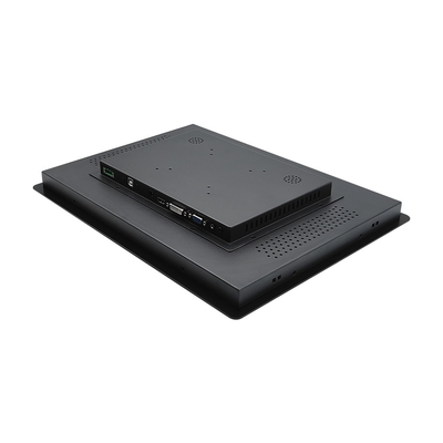 80/80/80/80 View Angels Monitor montado em painel industrial com adaptador de alimentação AC e interface USB/RS232