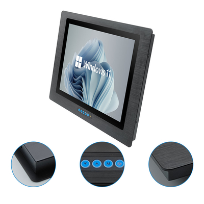 85/85/80/80 Ângulos de visão Monitor montado em painel industrial com toque capacitivo 376,32 H x 301,06 V mm Área ativa