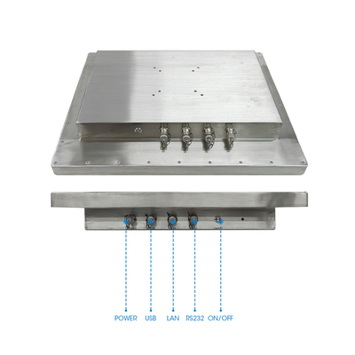 Painel de aço inoxidável PC 1280*1024 Resolução opcional WIFI e 2G/4G/8G/16G Memória para aplicações industriais