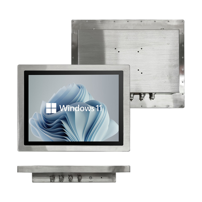 Interface USB/RJ45/COM versátil Painel industrial PC com resistência à água IP65/67/68 IP Grade