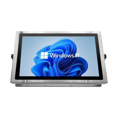 1920*1080 Resolução Painel de aço inoxidável PC USB/RJ45/COM Interface 8GB/16GB Memória para uso industrial e comercial