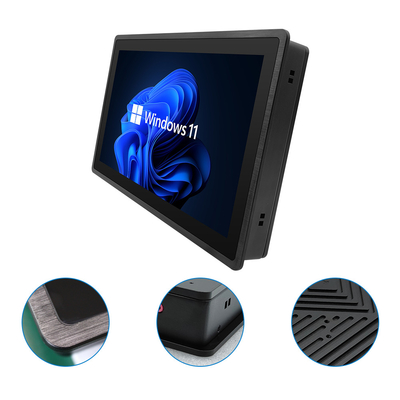PC Industrial sem ventoinha com tela de 15,6 polegadas para Windows 10/Linux. Perfeito.