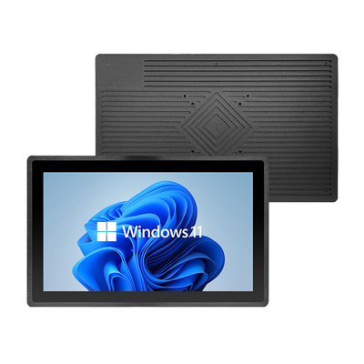 12-36V Voltagem de entrada PC de painel industrial com ecrã táctil e interface USB/RJ45/COM/VGA/HD MI/DC12V