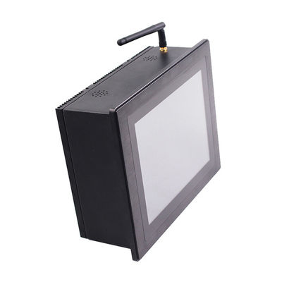 painel de toque industrial 4xRJ45 da moldura 8Inch de alumínio