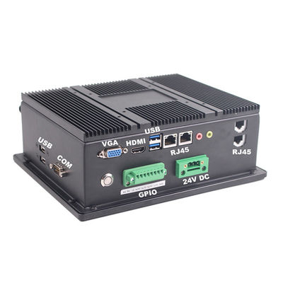 2mm moderou o PC industrial de vidro do painel de RS232 Lcd com GPIO