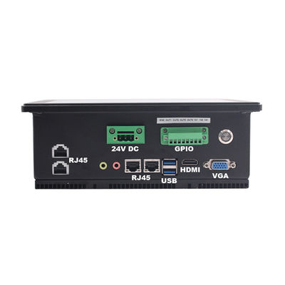 2mm moderou o PC industrial de vidro do painel de RS232 Lcd com GPIO