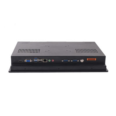 definição industrial Fanless do PC 1024*768 do painel de toque da C.C. 24V