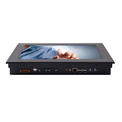 definição industrial Fanless do PC 1024*768 do painel de toque da C.C. 24V