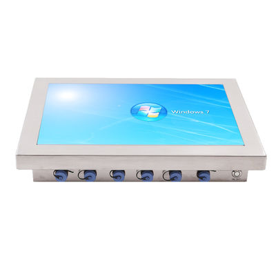 PC impermeável do painel de 1.5mm SS, computador 1000nits industrial Fanless