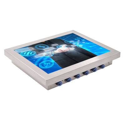 PC impermeável do painel de 1.5mm SS, computador 1000nits industrial Fanless