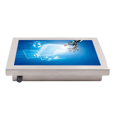 PC impermeável do painel de 1.5mm SS, computador 1000nits industrial Fanless