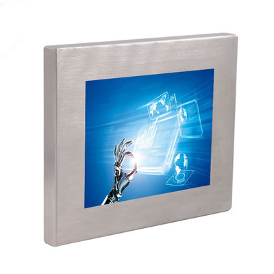 O monitor de IP65 1xDC Jack Waterproof LCD selou inteiramente