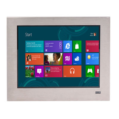 PC de aço inoxidável IP65 impermeável do painel do quadro Fanless de 1.5mm