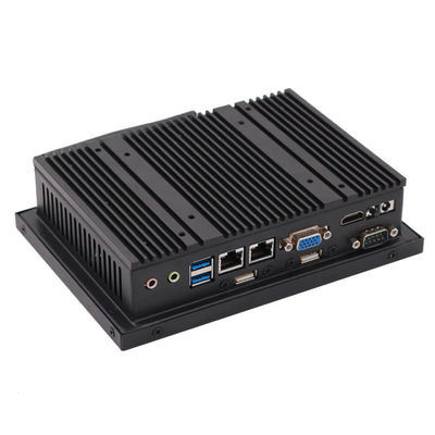 VESA Mount Rugged Industrial Pc, Fanless toda em uma caixa do metal