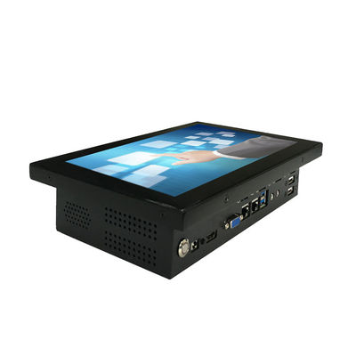 2xRj45 todo em uma industrial, caixa do metal do PC do painel 4xRS232 10