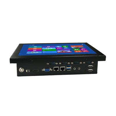2xRj45 todo em uma industrial, caixa do metal do PC do painel 4xRS232 10