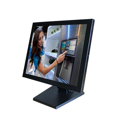 Monitor capacitivo PCAP do tela táctil 350nits do metal 17in