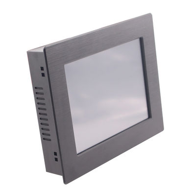 Moldura x768 de alumínio Resistive encaixada do monitor 8 do tela táctil em 1024