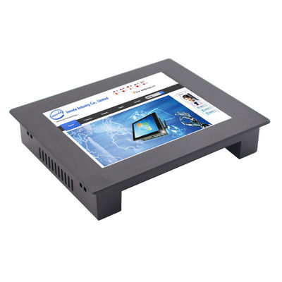 Moldura x768 de alumínio Resistive encaixada do monitor 8 do tela táctil em 1024
