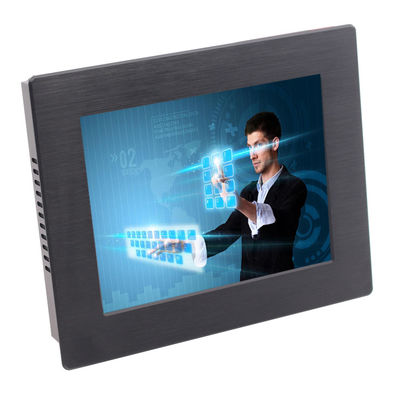 FCC áspero Resistive do monitor IP65 do toque de VESA 1024x768 para o quiosque
