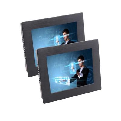 Monitor áspero Resistive HDMI VESA For Kiosk do toque do FCC IP65