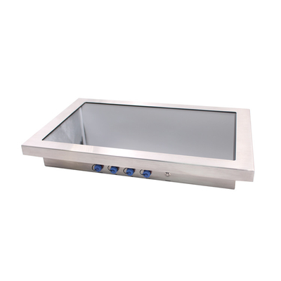 Quadro impermeável Fanless do PC 1.5mm do painel SUS304 21 ponto de entrada completo do FCC da polegada IP67