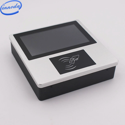 PC 1000nits 1024*600 do painel de toque de um ponto de entrada Linux de 7 polegadas com leitor do RFID