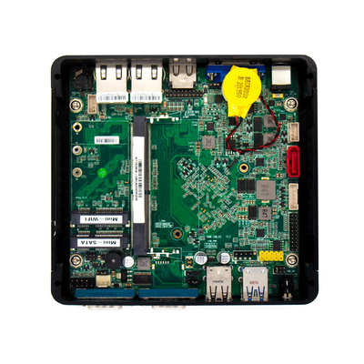 Liga de alumínio refrigerando passiva do MINI PC do ITX com porto da exposição do EdP de HDMI VGA