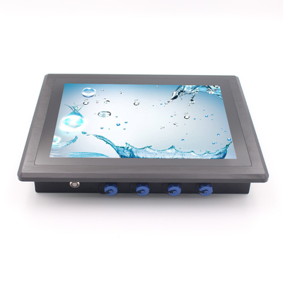 Quadro impermeável do alumínio 1.5mm do FCC do PC do painel de toque do RJ45 RS232