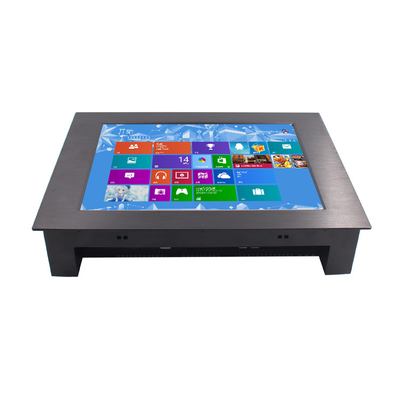 Áspero sem emenda industrial Fanless do PC 1000nits 24V do painel de toque