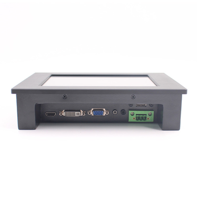 Controlador de alumínio da parte dianteira IP65 Penmount da exposição do LCD do monitor do tela táctil da moldura