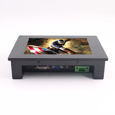 Monitor áspero IP65 18W 350nits Vesa Embedded do tela táctil 24VDC